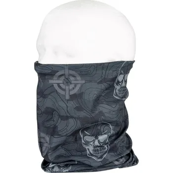Šátek Fostex Wrap Coolmax Target Skull - blackcamo