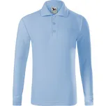 Polokošile dětská Malfini Pique Polo LS - světle modrá, 134