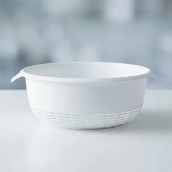 Cedník a síto PLASTIC FORTE bílý – cedník sítko plastové 27 cm