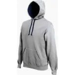 Dámská mikina Kariban s kontrastní kapucí - šedá-navy, XS