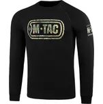 Mikina M-Tac Logo Raglan - černá, XL