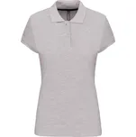Polokošile dámská krátký rukáv Kariban Pique - šedá, XXL