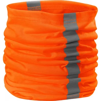 Kšiltovka Šátek Unisex Malfini HV Twister - oranžový svítící