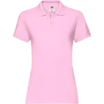 Polokošile dámská Fruit of the Loom Lady-Fit Premium Polo - světle růžová, S