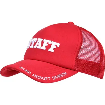 Kšiltovka Čepice 101 Inc Baseball Mesh Sign Staff - červená