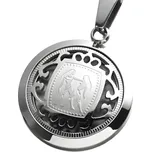 Přívěsek na řetízek na krk Gaira Zodiac Blíženci - stříbrný