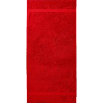 Kšiltovka Ručník unisex Malfini Terry Towel - červený, 50x100