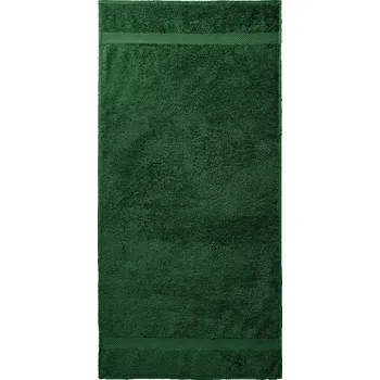 Kšiltovka Ručník unisex Malfini Terry Towel - tmavě zelený, 50x100