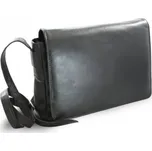 Kožená klopnová kabelka Arwel 7320­ - černá