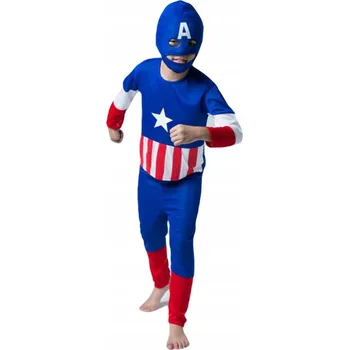 Karnevalový kostým Dětský kostým Kapitán Amerika 110-122