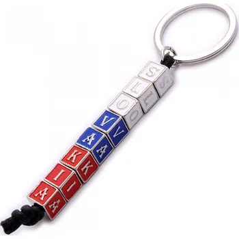 Klíčenka Kostky Slovakia - barevná