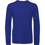 Triko pánské B&C Organic Inspire dlouhý rukáv - modré, 3XL