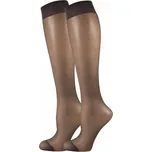 Podkolenky dámské Lady B LADY knee-socks 17 DEN 2 páry - antracitové, 35-41