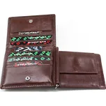 Pánská kožená peněženka Arwel 8103­ - tmavě hnědá