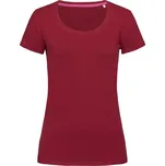 Dámské tričko Stedman Claire Crew Neck - červené, XXL