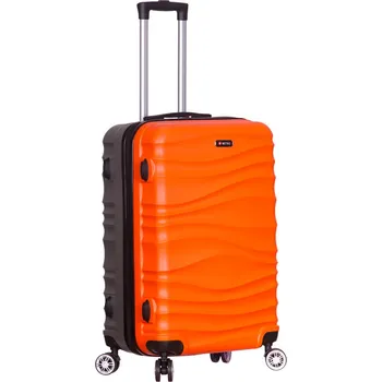 Kabinové zavazadlo Metro LLTC1/3-S ABS 37 l - oranžové-šedé