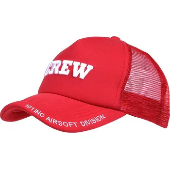 Kšiltovka Čepice 101 Inc Baseball Mesh Sign Crew - červená
