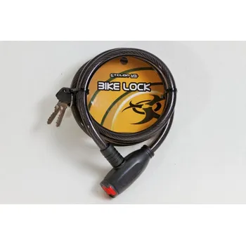 Zámek na kolo Zámek Cyclon 12x150 - černý