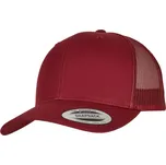 Kšiltovka Flexfit Retro Trucker - tmavě červená