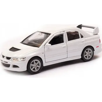 autíčko Mitsubishi Lancer Evolution VIII 1:34-39 WELLY bílý