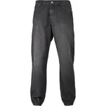 Džíny Urban Classics Loose Fit Jeans - černé, 32/32