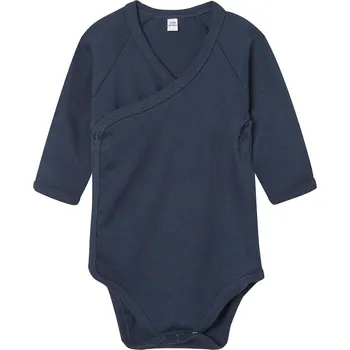 Dámské tričko Body dětské Babybugz kimono s dlouhými rukávy - navy, 3-6 měsíců