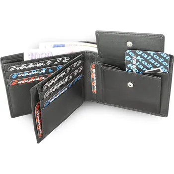 Peněženka Pánská kožená peněženka Arwel 4397 - černá