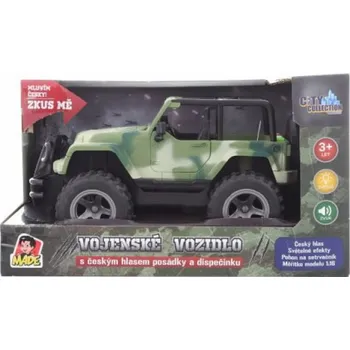 Plastikový model Vojenské vozidlo Jeep - woodland