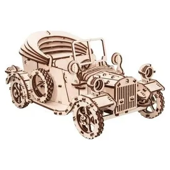 Dřevěná hračka Puzzle Drewniane 3D Samochód Retro