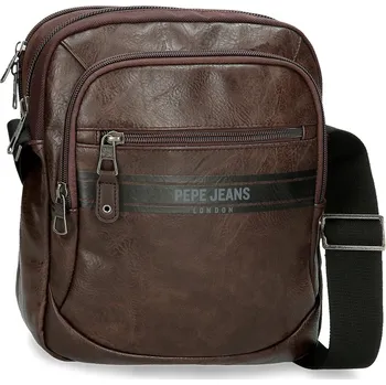 Pepe Jeans Horley crossbody taška na tablet - hnědá