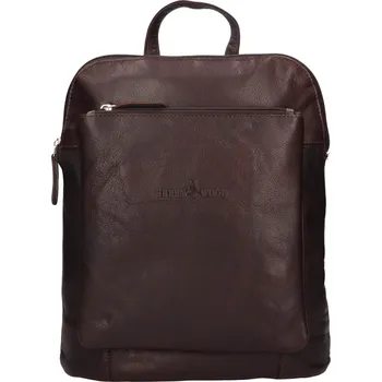 Městský batoh Dámská kožená batůžko-kabelka Greenwood Ella - hnědá