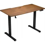 Obdélníkový psací stůl Endorfy 114 x 60 x 118 cm, barva pálené dřevo