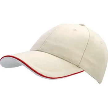 Kšiltovka Kšiltovka CoFEE Piping - béžová-červená