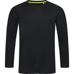 Triko pánské Stedman 140 Active dlouhé rukávy - černé, XXL