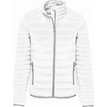 Pánská mikina Dámská zimní bunda Kariban bez kapuce - bílá, XL