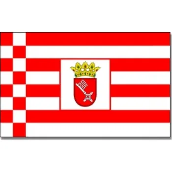 Vlajka Brémy 30 x 45 cm na tyčce