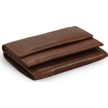 Peněženka Dámská kožená kožená mini peněženka Arwel 4392A­ - tmavě hnědá