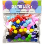 Smt Creatoys Bambulky barevné 15 mm 100…