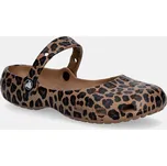 Pantofle Crocs Classic Animal Ballet 212478.2LD hnědá 88X, EUR 37/38