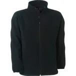 Pánská mikrofleecová bunda B&C WindProtek - černá, XS