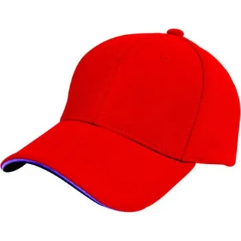 Kšiltovka Kšiltovka CoFEE Ribbed Cap - červená-bílá