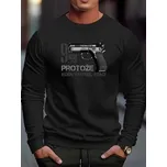 Mikina Striker Pistoler ČZ 75 - černá, M