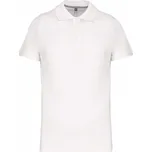 Polokošile pánská krátký rukáv Kariban Piqué - bílá, 4XL