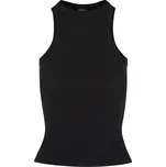 Tílko dámské Urban Classics Ladies Racer Back Rib Top - černé, M