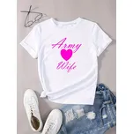 Triko dámské Striker Army Wife - bílé, M