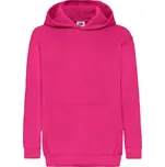 Mikina dětská s kapucí Fruit of the Loom 280 - tmavě růžová, 128