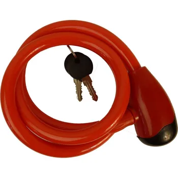 Zámek na kolo Zámek Cyclon Colore - červený