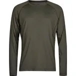 Triko pánské Stedman Tee Jays CoolDry tričko s dlouhými rukávy - zelené, XXL