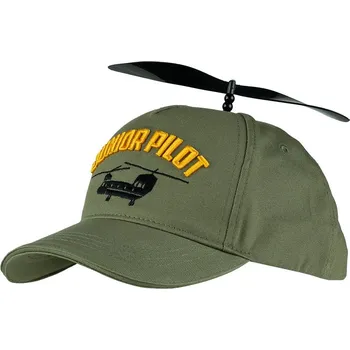 Kšiltovka Kšiltovka 101 Inc Junior Pilot - olivová