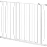 PawHut Zábrana pro psy bílá 75-115 x 76…